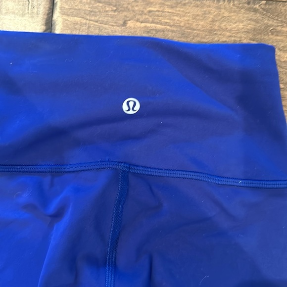 LULULEMON WUNDER TRAIN 25” DARK BLUE LEGGINGS - Picture 3 of 3